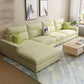Contemporary Stationary Recessed Arm Living Room Cushions Sofa Chaise