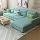Contemporary Stationary Recessed Arm Living Room Cushions Sofa Chaise