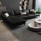 Sala de estar de cuero genuino nórdica Sofá Sofá Sofá Chaise