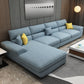 Nordic Stationary Living Room Recessed Arm Cushions Sofa Chaise Light Blue Left Sponge Clearhalo 'furn' 'furn_sectionals' 'Furniture' 'Living Room Furniture' 'Sectionals' 5974444