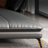 Contemporary Genuine Leather Living Room Pillow Top Arm Seating Clearhalo 'furn' 'furn_sectionals' 'Furniture' 'Living Room Furniture' 'Sectionals' 5974501