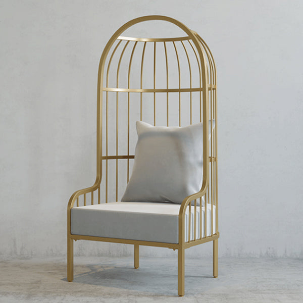 Glam Fabric Arms Included with Pillow Basic Four Leg Accent Armchair Clearhalo 'Accent Chairs' 'accent_chairs' 'Chairs & Seating' 'furn' 'furn_accent_chairs' 'Furniture' 'Living Room Furniture' 5974520