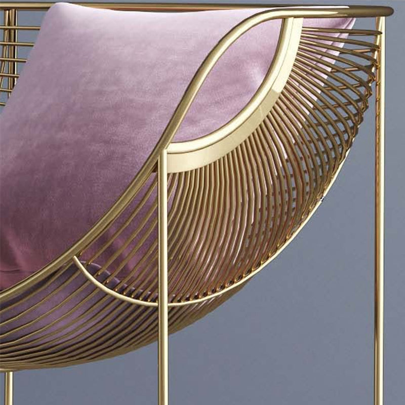 Le braccia glam includevano braccia rotonde fissate posteriori del soggiorno Accento poltrona