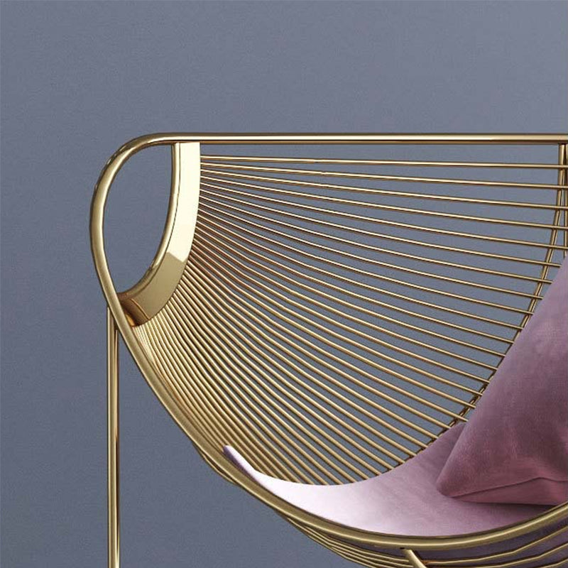 Le braccia glam includevano braccia rotonde fissate posteriori del soggiorno Accento poltrona