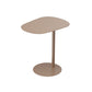 Pedestal Metal End Table Mid-Century Minimalist Side End Table
