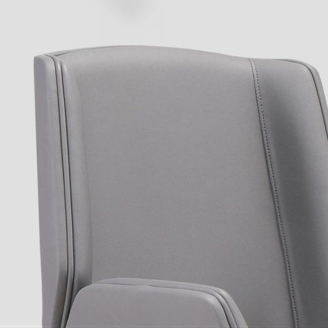 Contemporary Faux Leather Ergonomic Chair Mid-Back Conference Swivel Chair Clearhalo 'furn' 'furn_office_chair' 'Furniture' 'Office Chairs' 'Office Furniture' 'office_chair' 5977306