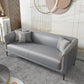 Modern Faux Leather Standard Sofa Tuxedo Arm for Living Room