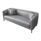 Modern Faux Leather Standard Sofa Tuxedo Arm for Living Room