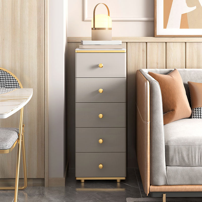 11,7-inch breedte Glam dressoir stenen opbergkast met 5 laden