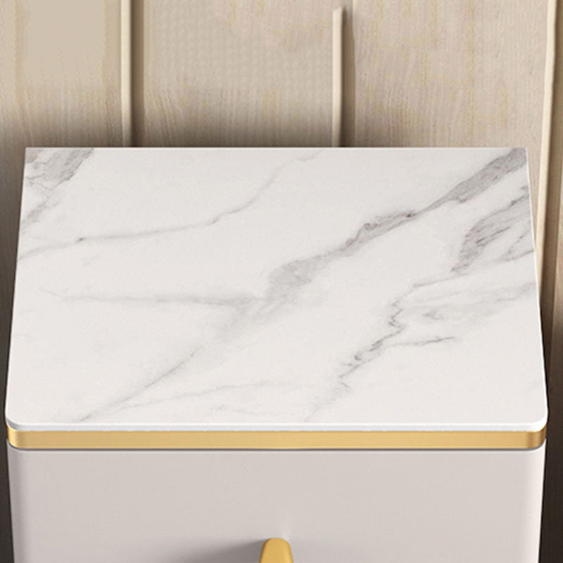 11,7-inch breedte Glam dressoir stenen opbergkast met 5 laden