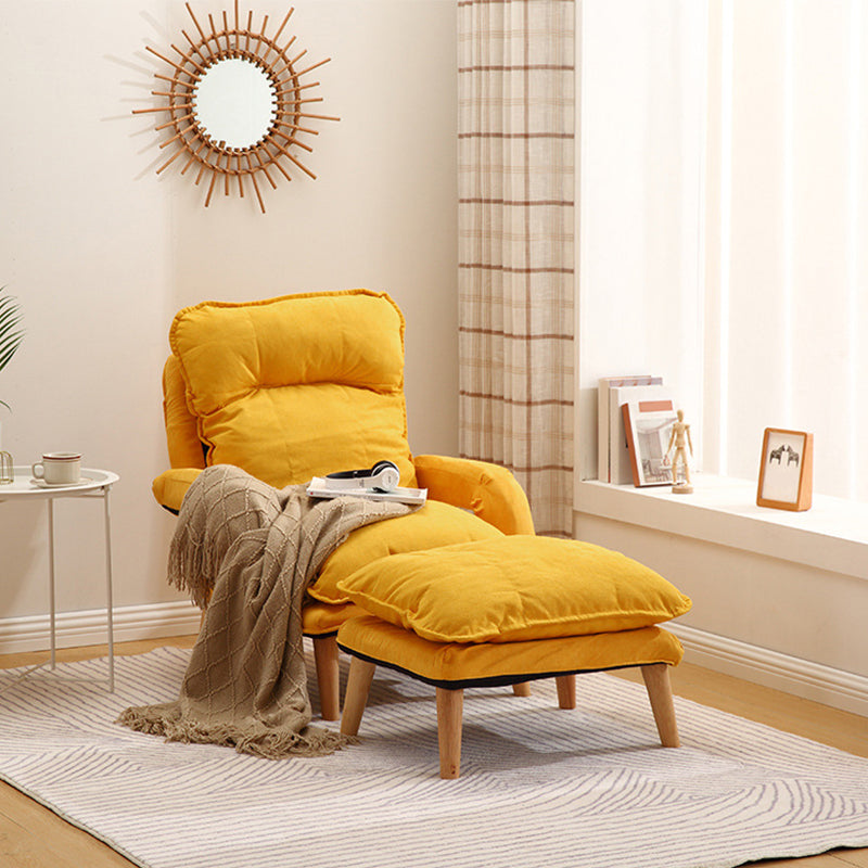 Contemporary Fabric Removable Cushions With Loose Cover Lounge Chair