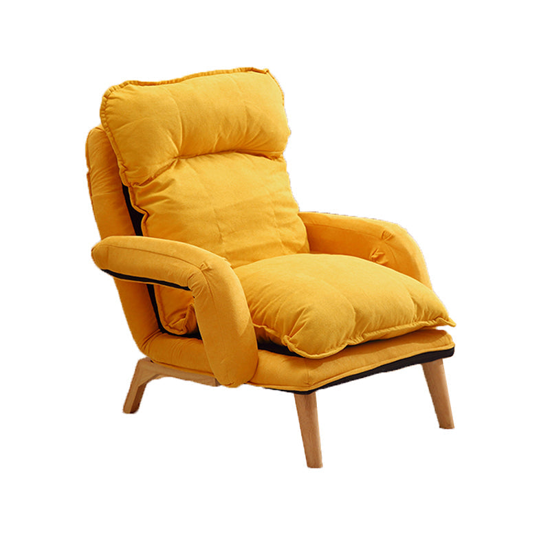 Contemporary Fabric Removable Cushions With Loose Cover Lounge Chair