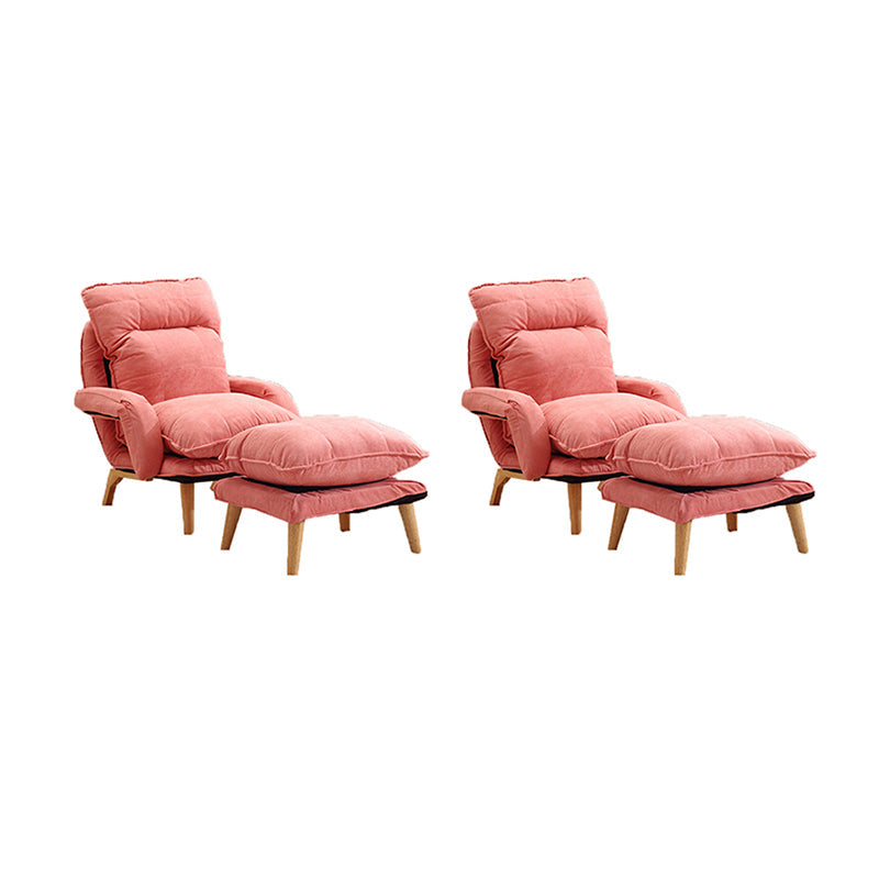 Contemporary Fabric Removable Cushions With Loose Cover Lounge Chair