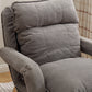 Contemporary Fabric Removable Cushions With Loose Cover Lounge Chair