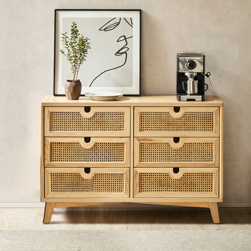 Modern Natural Accent Chest with Drawers and Solid Wood Straight Legs Clearhalo 'Cabinets & Chests' 'cabinets_chests' 'furn' 'furn_cabinets_chests' 'Furniture' 'Living Room Furniture' 5980732