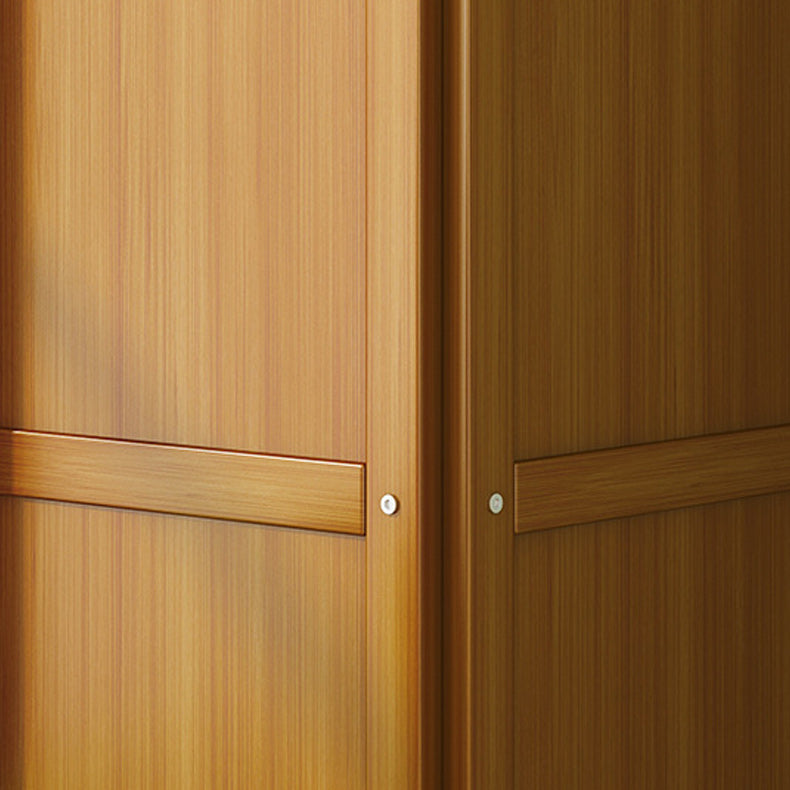 Mid-Century Modern Corner Cabinet with Shelves and Straight Legs in Brown Clearhalo 'Cabinets & Chests' 'cabinets_chests' 'furn' 'furn_cabinets_chests' 'Furniture' 'Living Room Furniture' 5980834