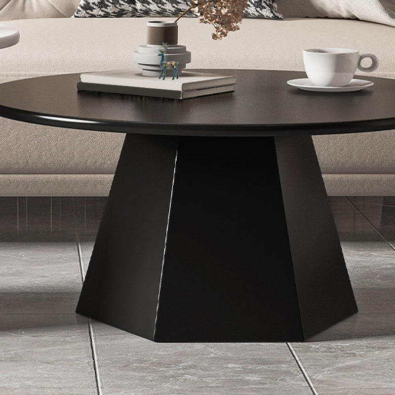 Set di tavolini in metallo rotondo moderno di metà secolo set semplice tavolo da cocktail