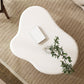 Scandinavian Coffee Table 4 Legs & Free form Wooden in White Clearhalo 'Coffee & Accent Tables' 'Coffee Tables' 'coffee_tables' 'furn' 'furn_coffee_tables' 'Furniture' 'Living Room Furniture' 5981041