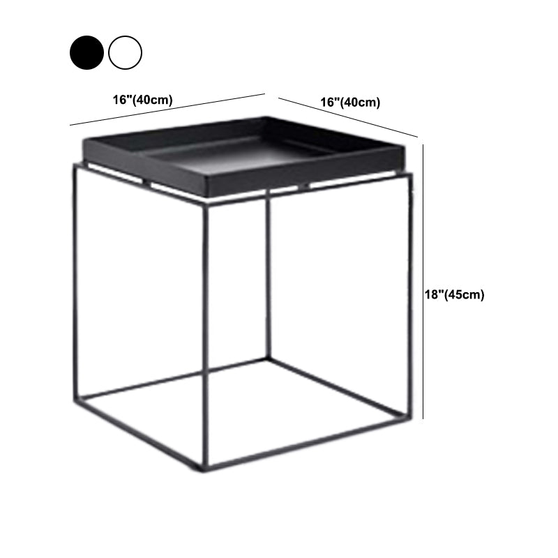 Tavolino di ferro da ferro quadrata modernismo semplice tavolo da cocktail