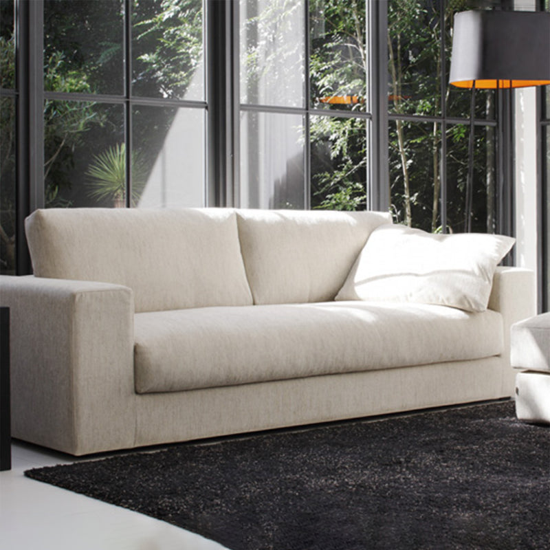 29.5 "H Hedendaags linnen blend vierkante armbank voor woonkamer