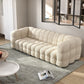 White Biscuit Back Sofa Stain Resistant Modern Tuxedo Arm Sofa Clearhalo 'furn' 'furn_sofas' 'Furniture' 'Living Room Furniture' 'Sofa' 'sofas' 5981274