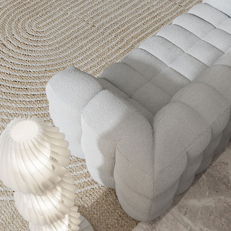 White Biscuit Back Sofa Stain Resistant Modern Tuxedo Arm Sofa Clearhalo 'furn' 'furn_sofas' 'Furniture' 'Living Room Furniture' 'Sofa' 'sofas' 5981277