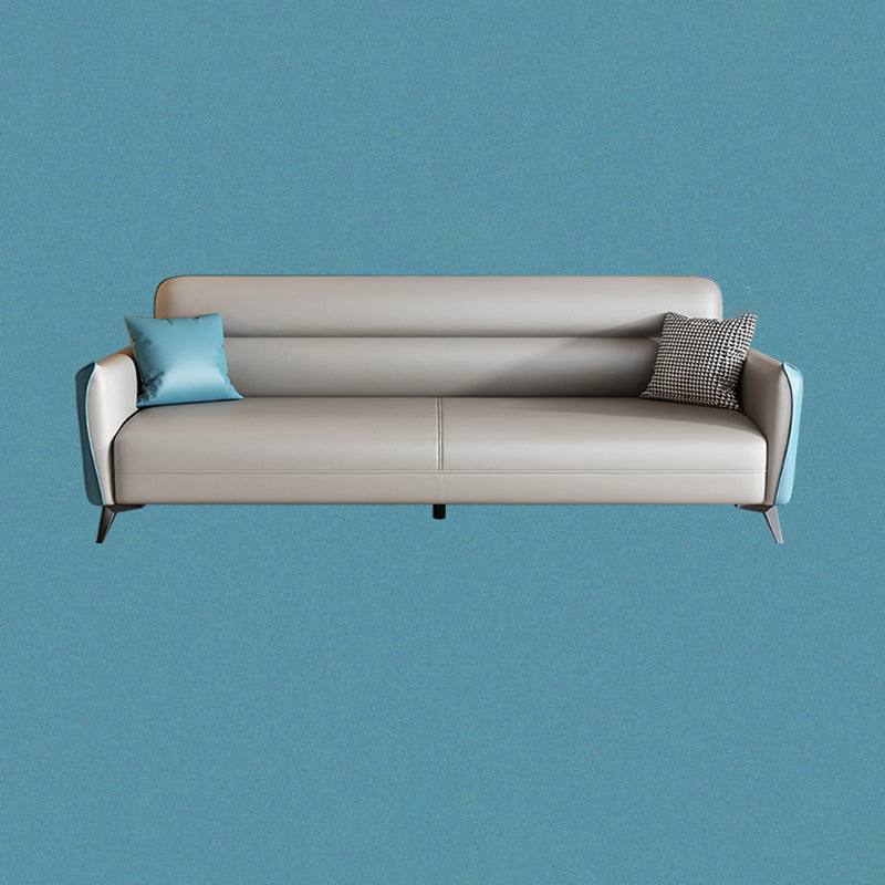 32,3 "H. divano a braccio quadrato in fico a 3 posti per soggiorno con spazio