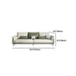 Contemporary Color Block Sofa Stain Resistant Flared Arm Sofa