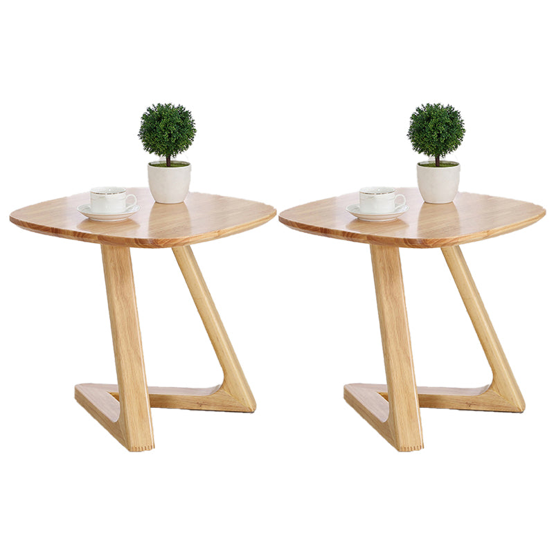 19.69 inch Wide Scandinavian Sofa Side Accent Table Solid Wood Side End Table Natural 2 Clearhalo 'Coffee & Accent Tables' 'End & Side Tables' 'end_side_tables' 'furn' 'furn_end_side_tables' 'Furniture' 'Living Room Furniture' 5981432