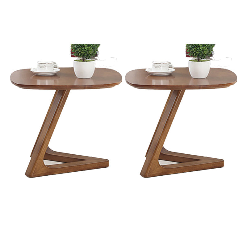 19.69 inch Wide Scandinavian Sofa Side Accent Table Solid Wood Side End Table Light Brown 2 Clearhalo 'Coffee & Accent Tables' 'End & Side Tables' 'end_side_tables' 'furn' 'furn_end_side_tables' 'Furniture' 'Living Room Furniture' 5981437