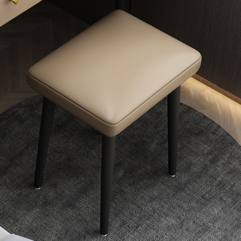 3-Drawer Modern Stone Eitelkeit Make-up-Schminktisch mit Stuhl