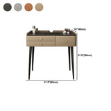 3-Drawer Modern Stone Eitelkeit Make-up-Schminktisch mit Stuhl