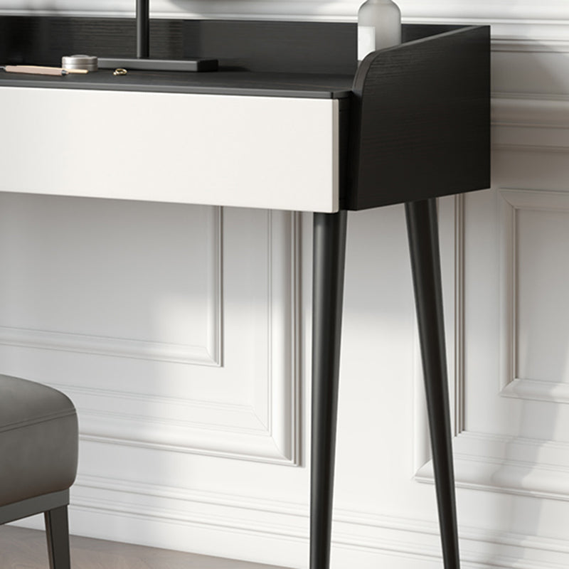 Black Stone Top Vanity Table Set Modern Simple Drawers in Included Makeup Dressing Table Clearhalo 'Bedroom Furniture' 'furn' 'furn_makeup_vanities' 'Furniture' 'Makeup Vanities' 'makeup_vanities' 5981705