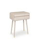 Contemporary Wooden Vanity Set with Stool for Living Room - 31.5" High