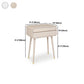 Contemporary Wooden Vanity Set with Stool for Living Room - 31.5" High
