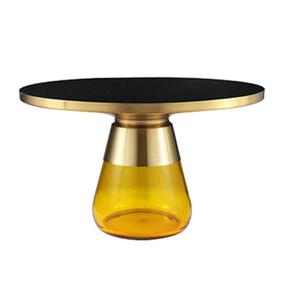 Mesa de acento de acento lateral contemporáneo de 29.53 pulgadas de ancho