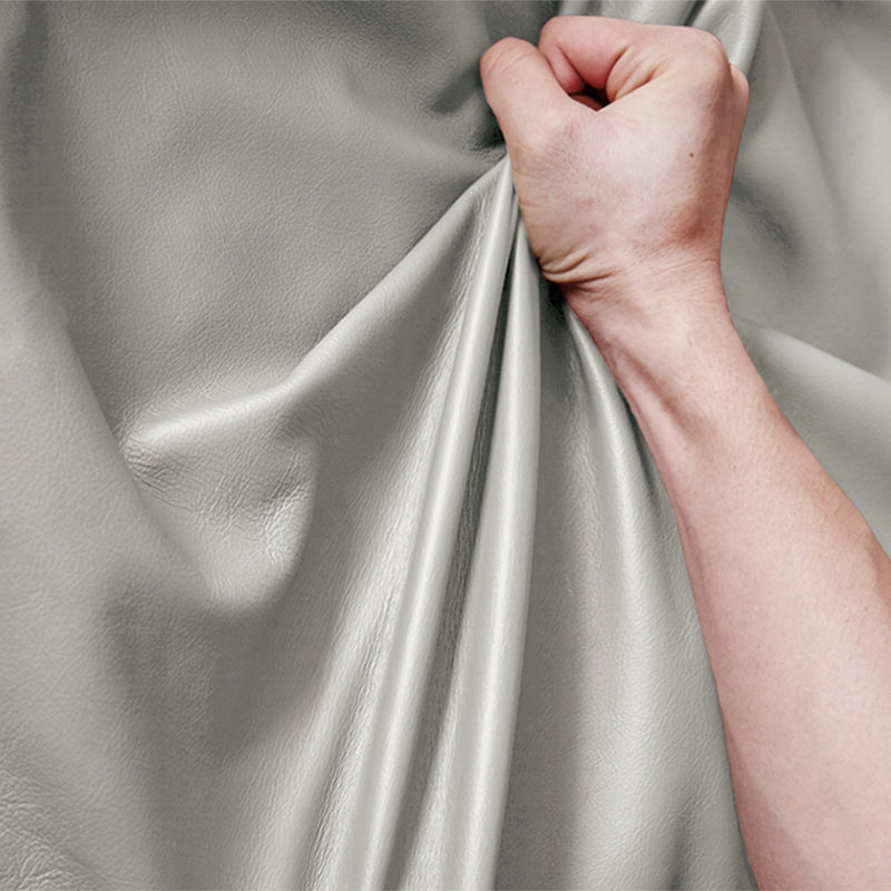 Nordic Stationary Genuine Leather Living Room Recessed Arm Sofa Chaise Clearhalo 'furn' 'furn_sectionals' 'Furniture' 'Living Room Furniture' 'Sectionals' 5981908