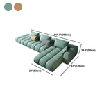 Servizio stazionario del braccio stazionario del braccio quadrato di pelle vera e propria chaise chaise