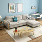 Nordic Living Room Sofa Pillow Top Arm Cushions Wooden Sofa Chaise Clearhalo 'furn' 'furn_sectionals' 'Furniture' 'Living Room Furniture' 'Sectionals' 5981941