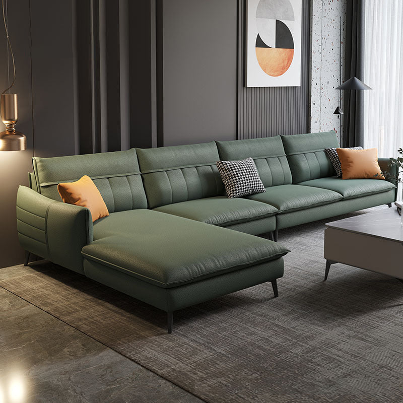 Nordic Stationary Square bras faux cuir coussins salon canapé chaise