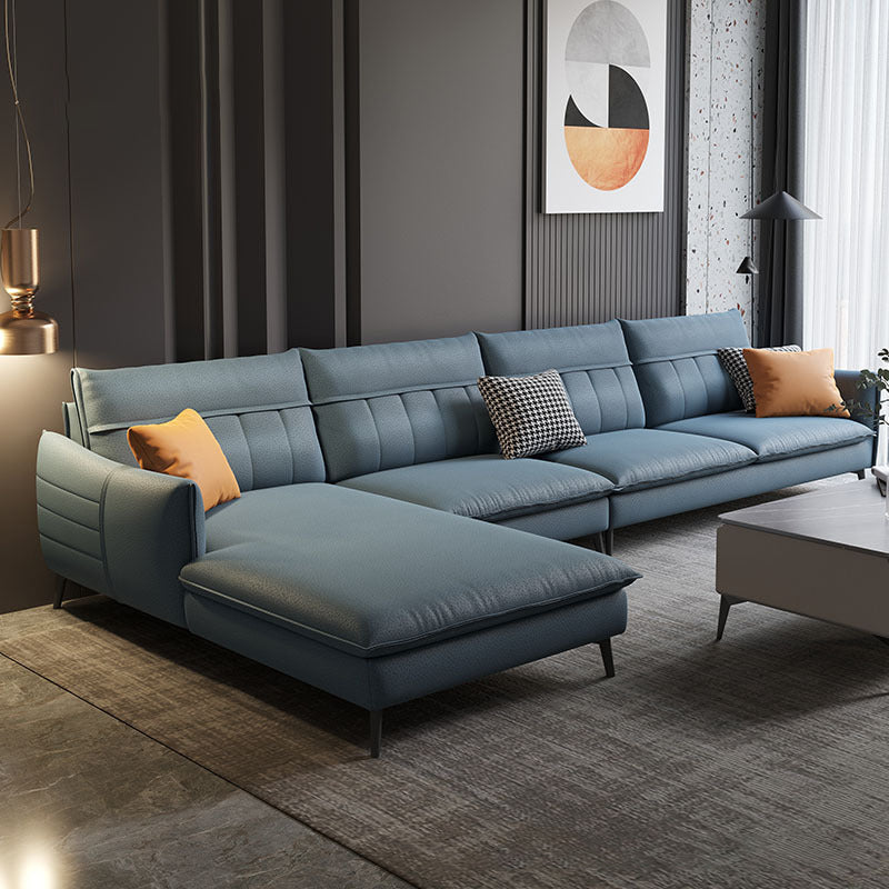 Nordic Stationary Square bras faux cuir coussins salon canapé chaise