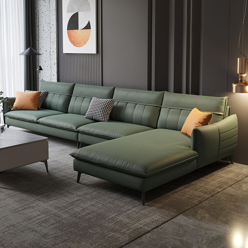 Nordic Stationary Square bras faux cuir coussins salon canapé chaise