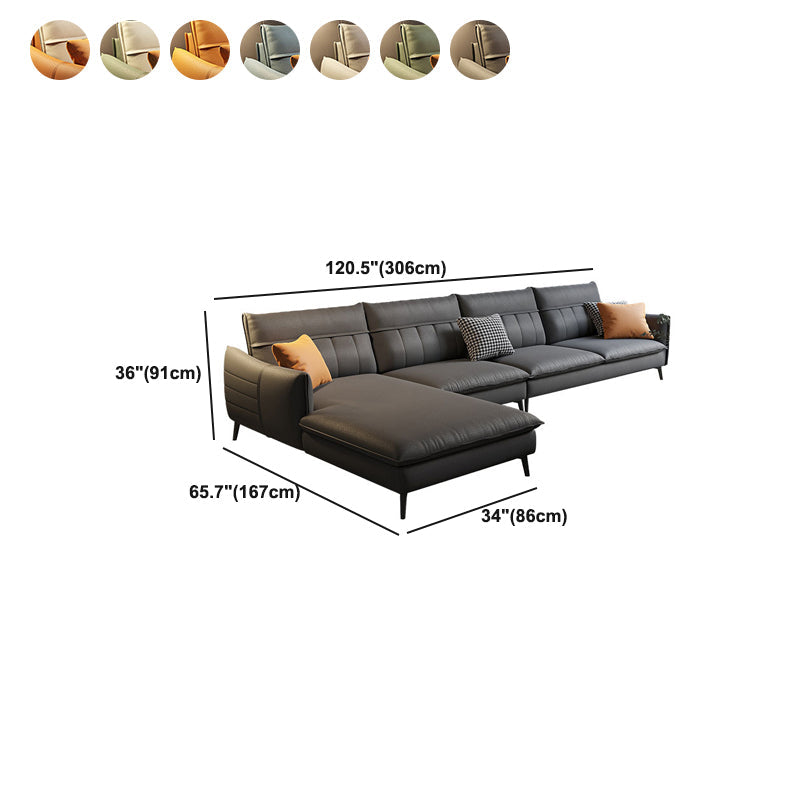 Nordic Stationary Square bras faux cuir coussins salon canapé chaise