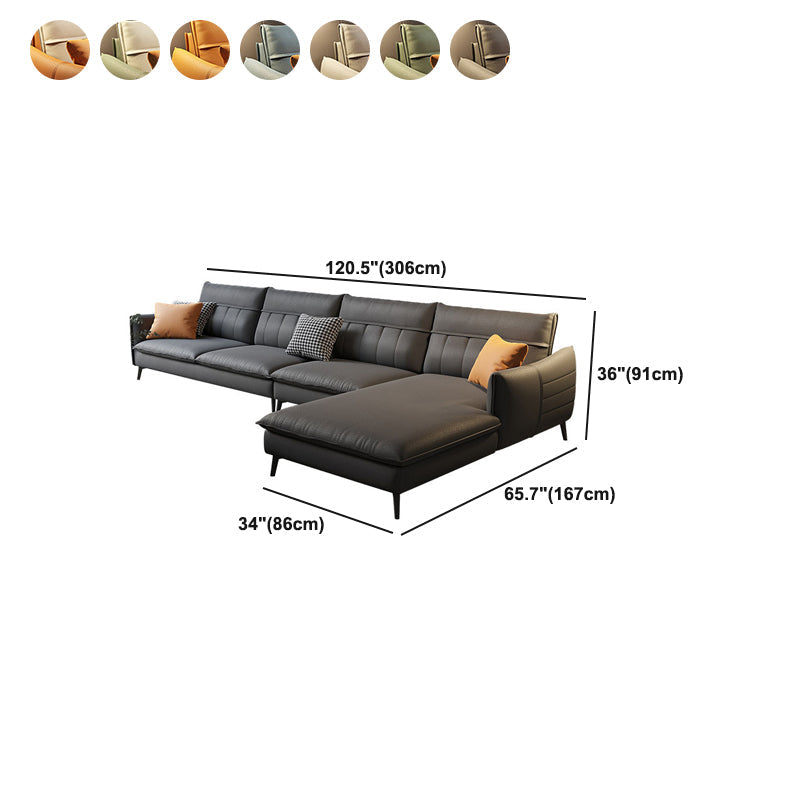 Nordic Stationary Square bras faux cuir coussins salon canapé chaise