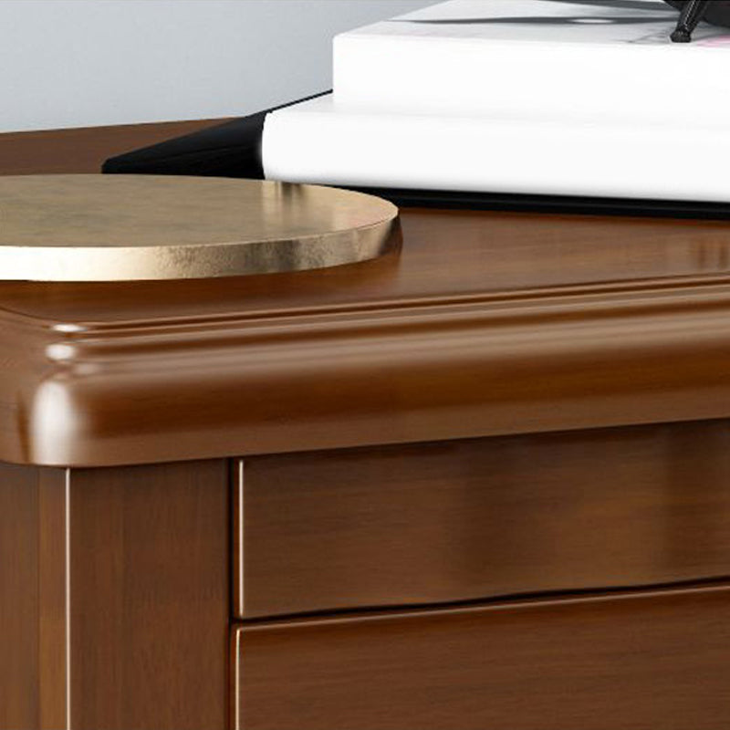 Cabinete tradicional de madera de madera de madera de madera de madera para el dormitorio