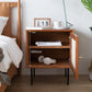 Mesa de acento de madera contemporánea Noche 23.6 "Cama de altura Nightsand
