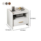 Wooden Bedside Cabinet Modern Minimalist Bedside Table with Drawers