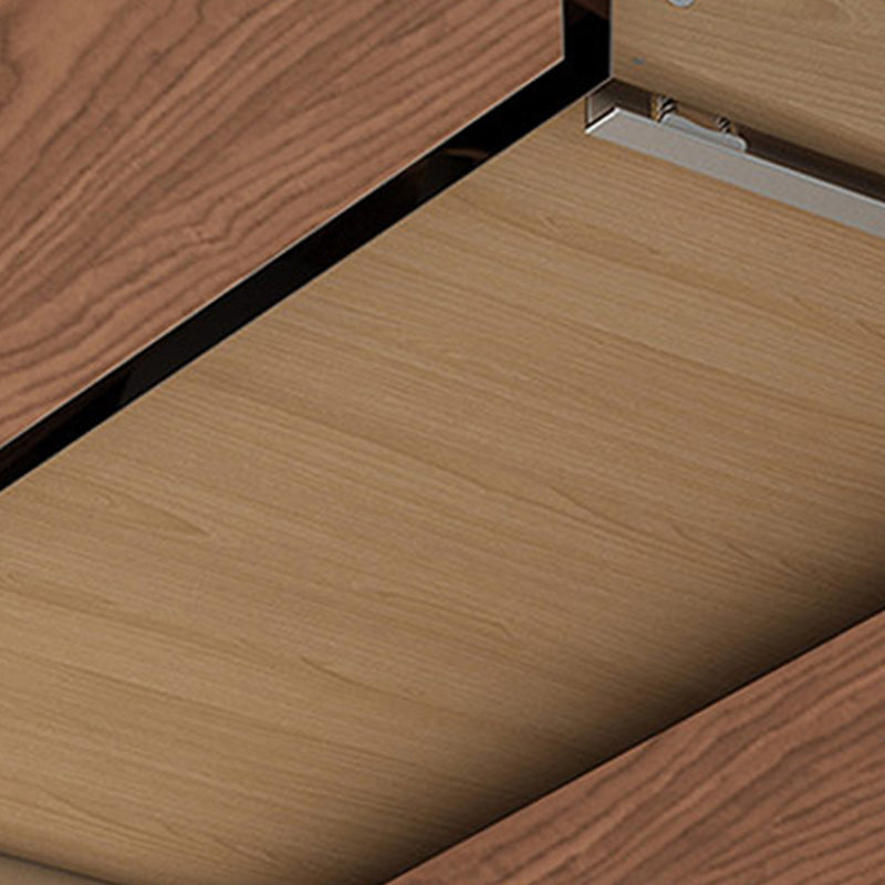 Eigentijdse horizontale opbergkast met borst slaapkamer met laden