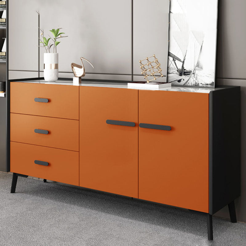 Contemporary Stone Chest Bedroom Horizontal Storage Chest with Drawers Clearhalo 'Bedroom Furniture' 'Dressers & Chests' 'dressers_chests' 'furn' 'furn_dressers_chests' 'Furniture' 5982670