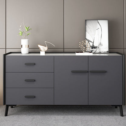 Contemporary Stone Chest Bedroom Horizontal Storage Chest with Drawers Grey Clearhalo 'Bedroom Furniture' 'Dressers & Chests' 'dressers_chests' 'furn' 'furn_dressers_chests' 'Furniture' 5982673